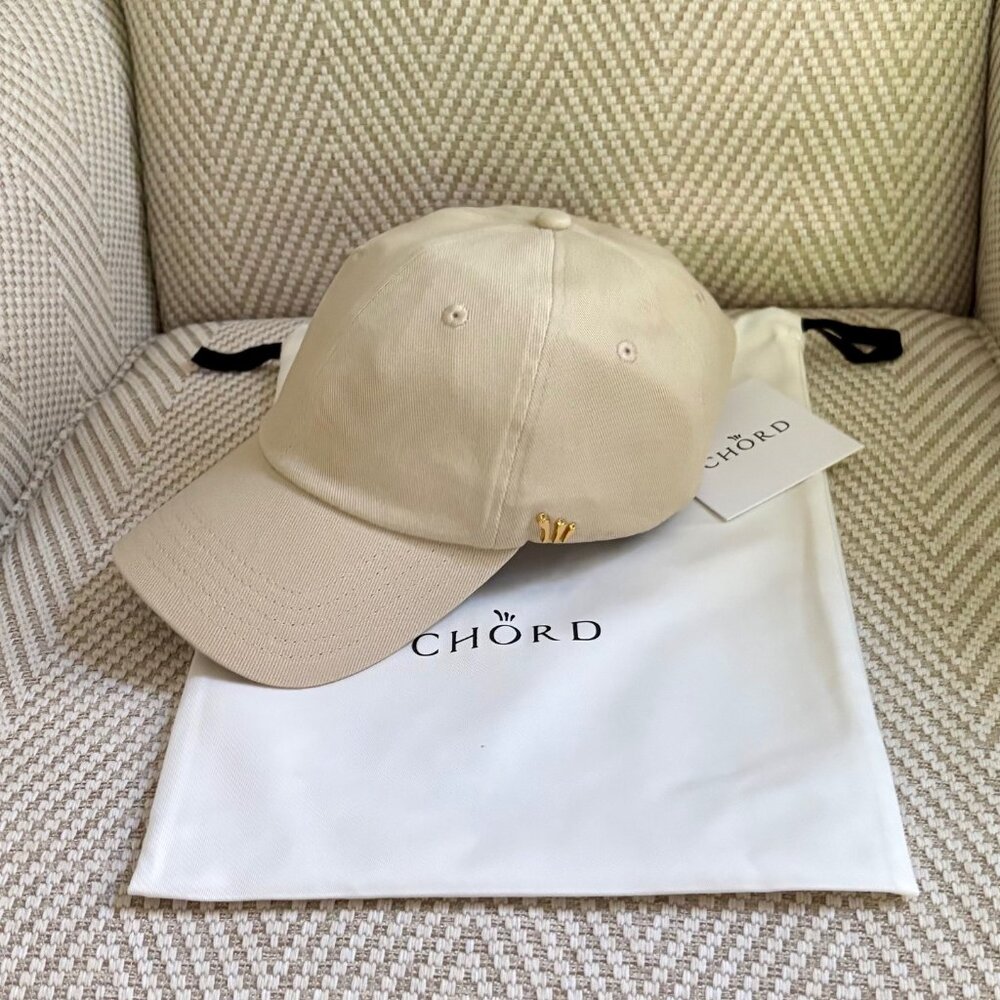 NWT CHORD Cap - Khaki Organic Cotton Stretch Twill